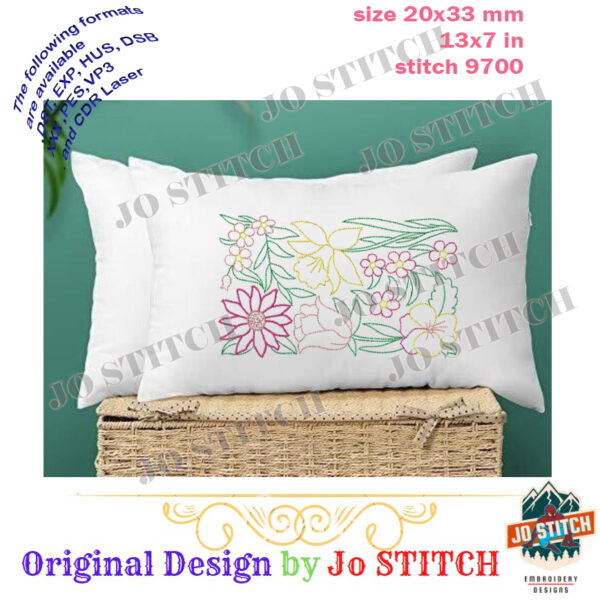 Light Spring Blossoms Embroidery - Image 2