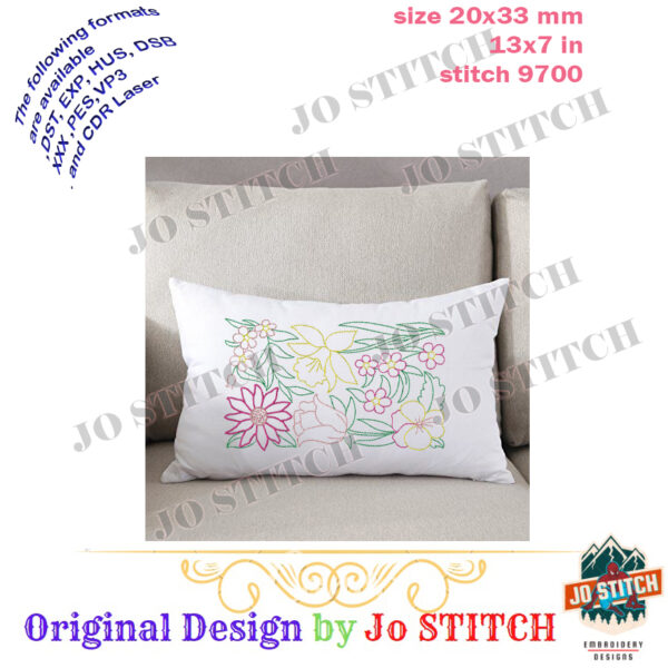 Light Spring Blossoms Embroidery - Image 3