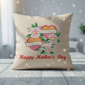 Happy Mother's Day Embroidery Design