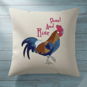 Shine! And Rise Embroidery Design – INSTANT DOWNLOAD