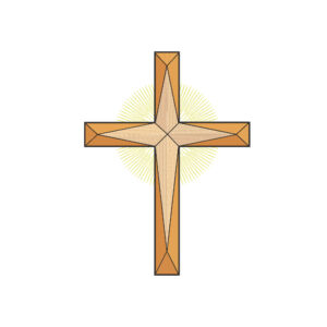 Christian Cross Embroidery Design, Cross Machine Embroidery Pattern, Religious Embroidery Digital File 3 Sizes DST, PES, JEF